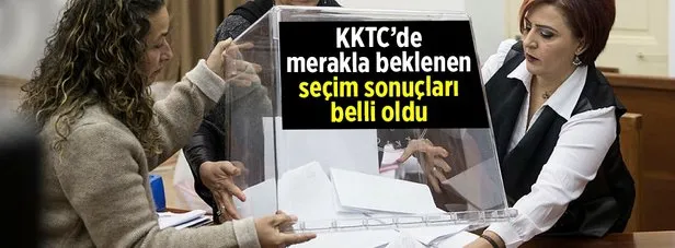 KKTC’de seçim sonuçları belli oldu