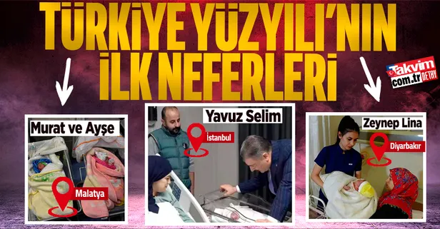 Türkiye Yüzyılı'nın ilk neferleri! Yavuz Selim Çam Şakura'da, Murat ve Ayşe ikizler Malatya'da gözlerini açtı: Bakan Koca'dan mesaj