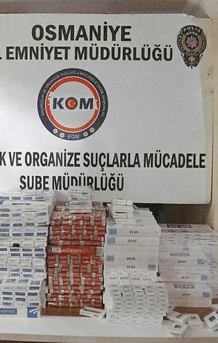 Osmaniye'de kaçak sigara operasyonu