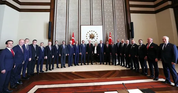 Başkan Erdoğan, TOBB heyetini kabul etti! Başkan'dan net mesaj: Fahiş fiyat balonunu yavaş yavaş söndürüyoruz