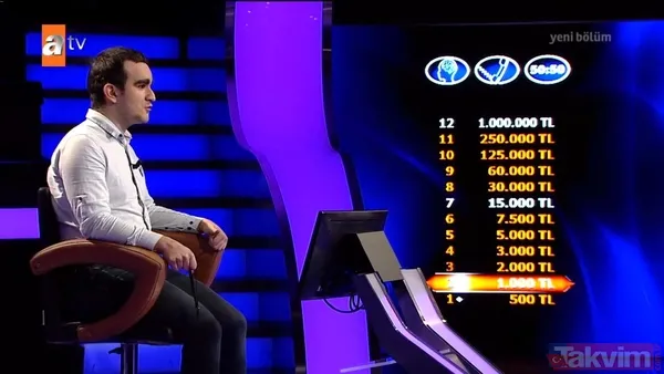 Helal olsun gönül gözüyle görenlere! Kim Milyoner Olmak İster'de geceye Mustafa Keskin damgası - 17