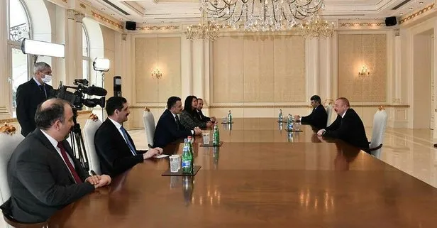 Tarım ve Orman Bakanı Bekir Pakdemirli Azerbaycan’da Cumhurbaşkanı İlham Aliyev ile görüştü