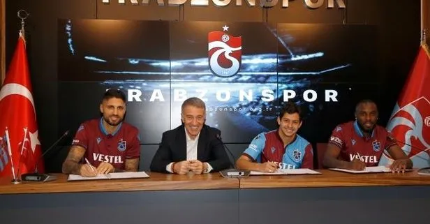 Trabzonspor, Guilherme, Da Costa ve Manoel için imza töreni düzenledi