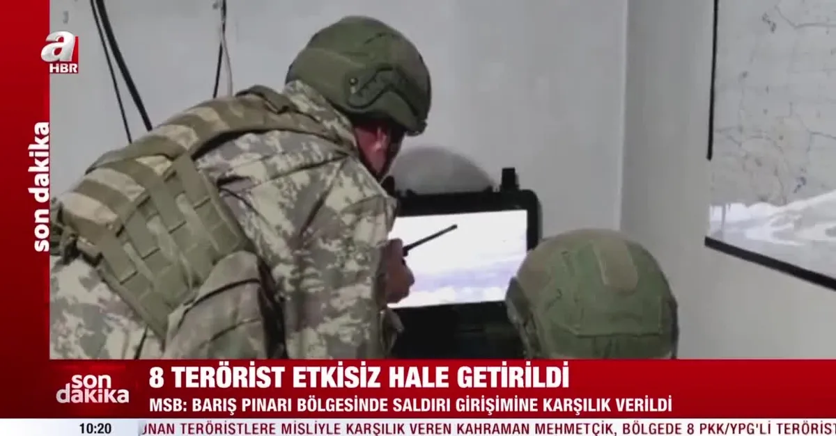 MSB duyuru: 8 PKK'lı terörist öldürüldü
