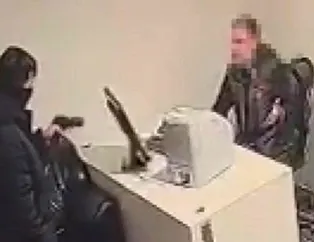 Döviz bürosuna silahlı soygun girişimi kamerada!