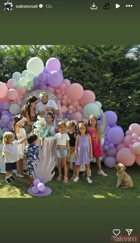Şükran Ovalı ve Caner Erkin’in gözlerden uzak büyüttüğü kızına bakın! Mihran Ela 6 yaşına bastı! İşte doğum gününden kareler... - 7