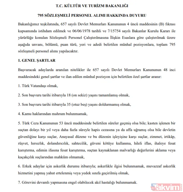 Bakanlık startı verdi: 55-60 KPSS puanıyla yüzlerce personel alımı yapılacak! Son tarih... - 3