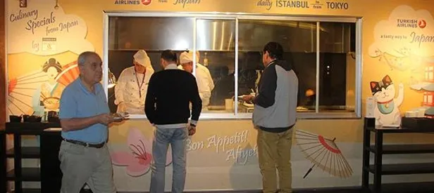 THY'den yolculara Uzak Doğu yemekleri ikramı