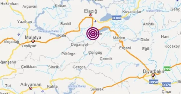 Son Dakika Elazig Da 3 8 Buyuklugunde Deprem Takvim