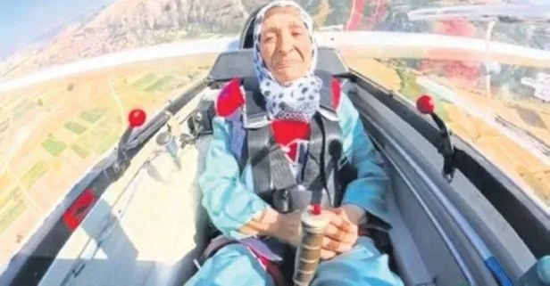 Hayali uçak uçurmaktı: 83 yaşındaki nine hayalini gerçekleştirdi