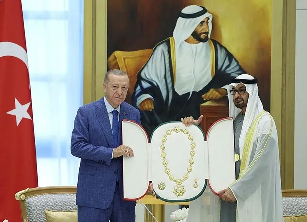Başkan Erdoğan BAE'de resmi törenle karşılandı! 50.7 milyar dolarlık anlaşma imzalandı: Ticarette yeni hedef-7