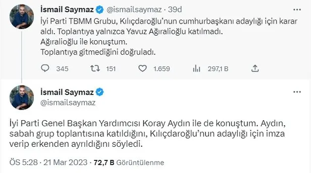 iyi-partide-kemal-kilicdaroglu-krizi-suruyor-yavuz-agiralioglu-katilmadi-koray-aydin-erkenden-ayrildi-1679410614722.jpg İYİ Parti'de 'Kılıçdaroğlu' krizi sürüyor! Takvim.com.tr Yavuz Ağıralioğlu'na ulaştı: Toplantıya neden katılmadı? İstifa söylentileri...-5