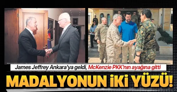 Madalyonun iki yüzü! James Jeffrey Ankara’ya geldi, McKenzie PKK’nın ayağına gitti