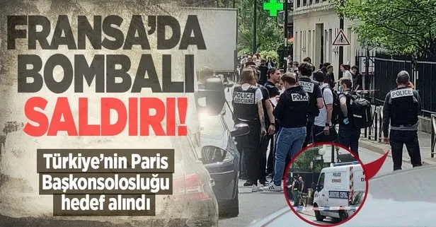 Fransa’da alçak saldırı! Türkiye’nin Paris Başkonsolosluğu hedef alındı