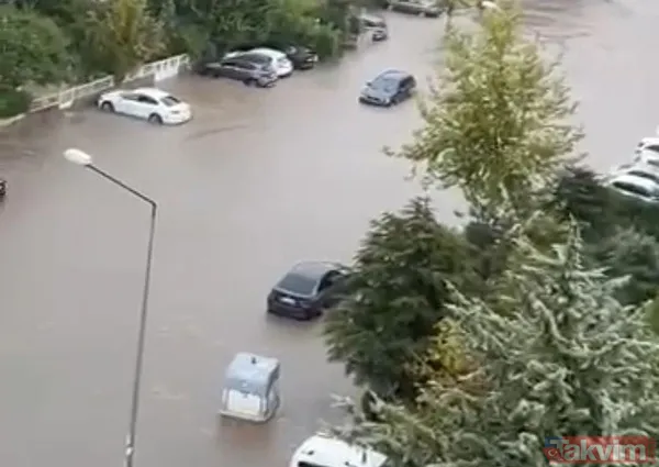 Sağanak ve dolu yağışı Ankara'yı yine felç etti! Yollar göle döndü, iş yerlerini su bastı - 31