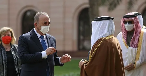 Dışişleri Bakanı Mevlüt Çavuşoğlu, Bahreyn Veliaht Prensi ve Başbakanı Al Khalifa’yla görüştü