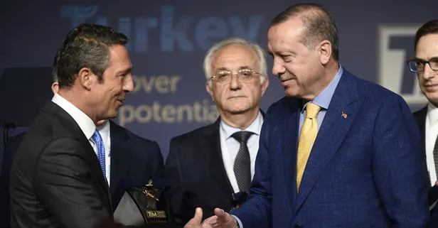 Erdoğan'dan Ali Koç'a tebrik telefonu