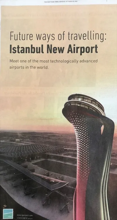 New York Times'ta İstanbul Havalimanı ilanı-1