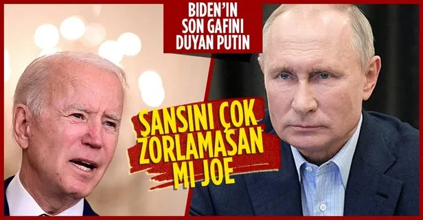 ABD Başkanı Joe Biden’dan yeni gaf: Vladimir Putin’e Başkan Klutin dedi