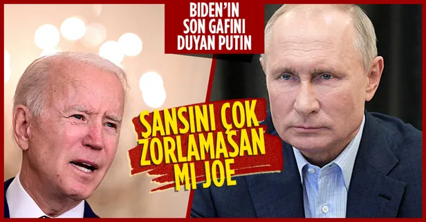 ABD Başkanı Joe Biden'dan yeni gaf: Vladimir Putin'e Başkan Klutin dedi