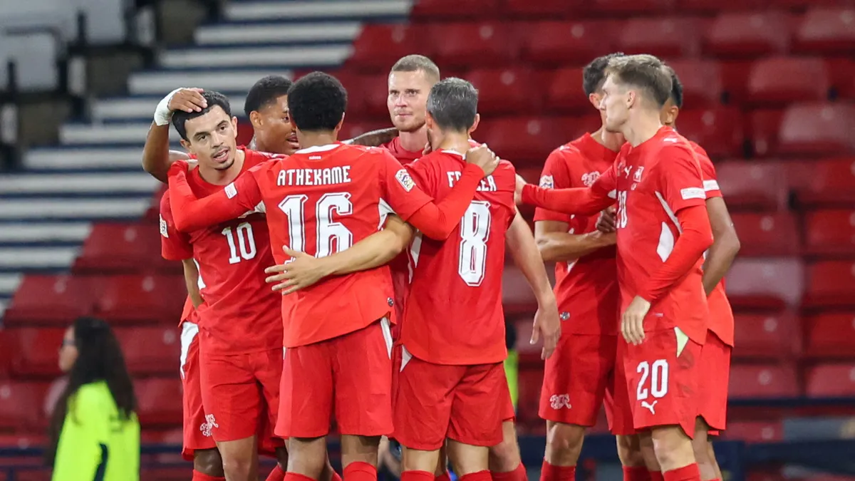 İsviçre, İskoçya'yı deplasmanda 3-0 mağlup etti