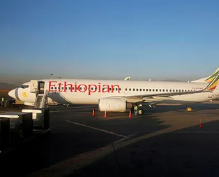 Son dakika: Ethiopian Airlinesa ait 157 kişiyi taşıyan uçak düştü! Etiyopya şokta