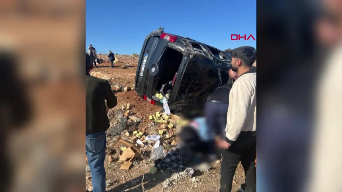 Dargeçit'te kaza: 4 ölü!