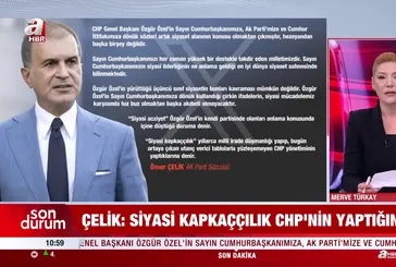 Ömer Çelik'ten Özgür Özel'e tepki