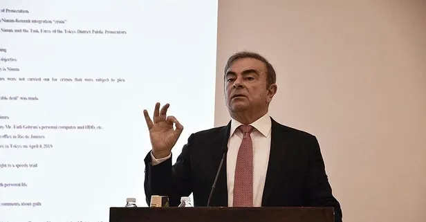 Carlos Ghosn 1 hafta sonra ortaya çıktı: Suçlamalar asılsız