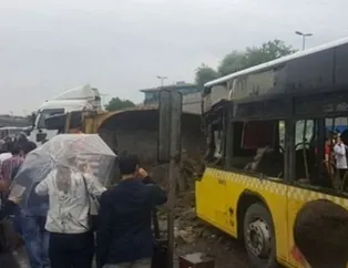 İstanbul'da yaşanan afetten manzaralar