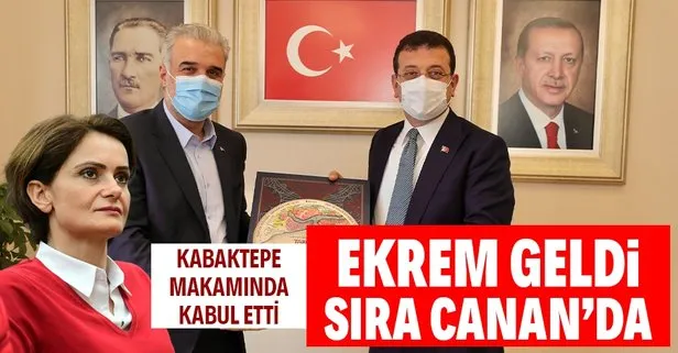 AK Parti İstanbul İl Başkanı Osman Nuri Kabaktepe, CHP’li İBB Başkanı Ekrem İmamoğlu’nu kabul etti