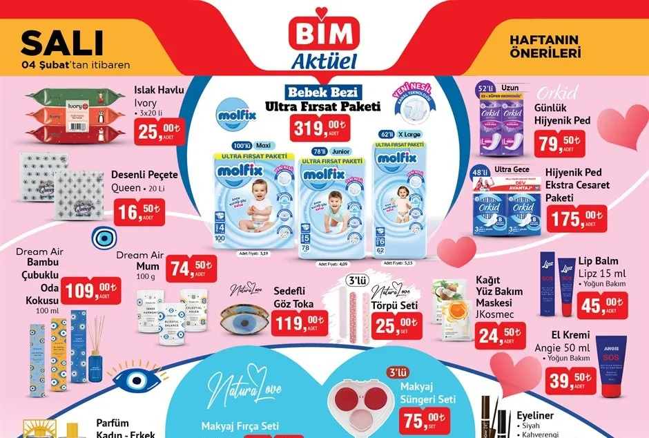BİM 4-5 Şubat 2025 indirimli ürünler! 1 KG tavuk 54, 90 TL’ye düştü
