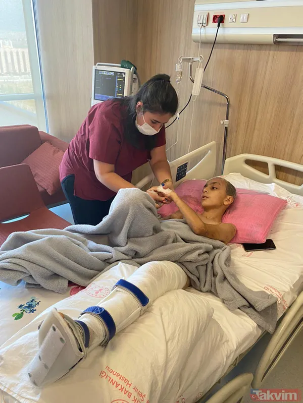 Ankara'da sokak köpeklerinin saldırısının ardından 9 ameliyat geçiren Enes Koca, yeniden yürümeye hazırlanıyor - 17