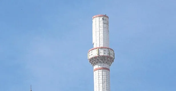 Minare külahsız kaldı