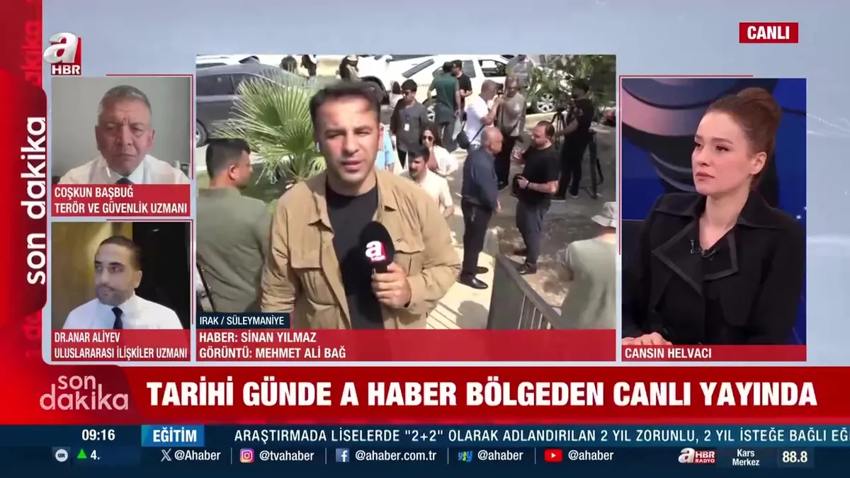 A Haber sahada! PKK saatler sonra silah bırakacak