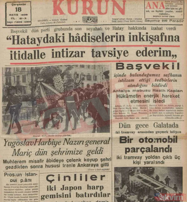 ARŞİV | Atatürk'ün katıldığı son 19 Mayıs'tan son kare! Dönemin gazetelerinde manşet manşet 'gençlik' coşkusu - 14