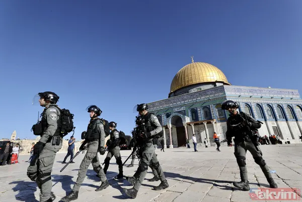 İsrail'in baskın düzenlediği Mescid-i Aksa'da 60 bin kişi cuma namazı kıldı! - 4