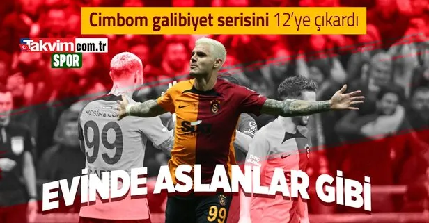 Cimbom galibiyet serisini 12 maça çıkardı | Galatasaray-Antalyaspor: 2-1