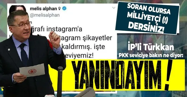 Son dakika: İYİ Partili Lütfü Türkkan’dan PKK sevici Melis Alphan’a açık destek!