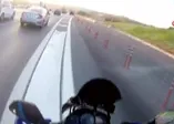 TEM Otoyolu Güzeltepe mevkisinde korkutan kaza kamerada