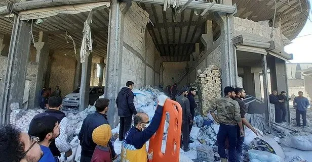 El Bab'da bombalı saldırı! İlk görüntüler geldi
