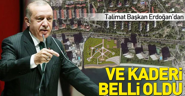 Talimat Başkan Erdoğan'dan! Baruthane arazisi Millet Bahçesi çevrildi