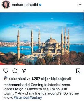 "Aman kızlarını almadan gelme" Gigi ve Bella Hadid'in babası Mohammed Hadid, İstanbul'a geleceğini duyurdu-2