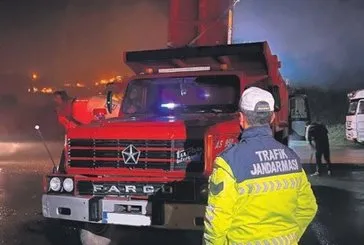 Çakarlı kamyona 138 bin lira ceza