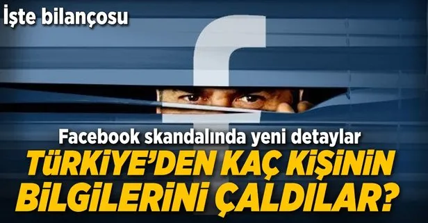 Facebook skandalında Türkiye’den kaç kişi etkilendi!