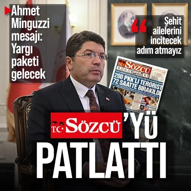 Ahmet Minguzzi davası ne durumda? Adalet Bakanı Yılmaz Tunç açıkladı: Yargılamalarla ilgili yeni paket gelecek | Sözcünün iddiasına yalanlama