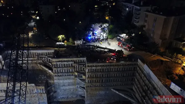 Ümraniye'de metro inşaatı yakınında göçük - 13