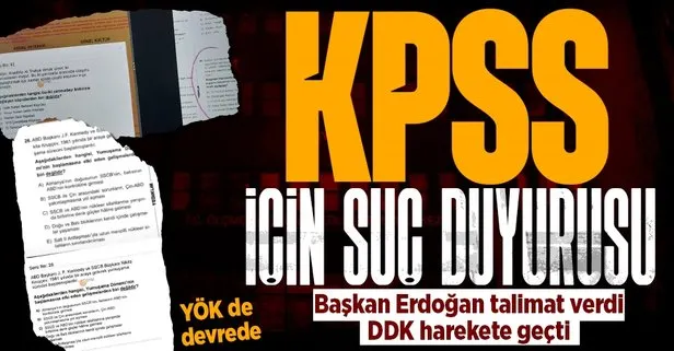 Başkan Erdoğan’ın KPSS için inceleme talimatı sonrası DDK düğmeye bastı: Başsavcılık soruşturma başlattı