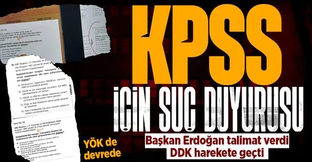 Başkan Erdoğan'ın KPSS için inceleme talimatı sonrası DDK düğmeye bastı: Başsavcılık soruşturma başlattı
