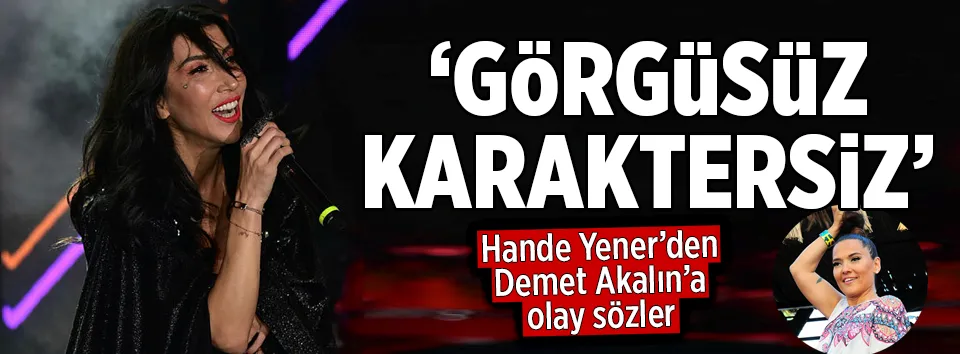 Hande Yener’den Demet Akalın’a olay sözler! Anketi görünce ateş püskürdü